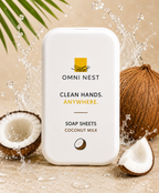 Coconut Milk Portable Soap Sheets 2