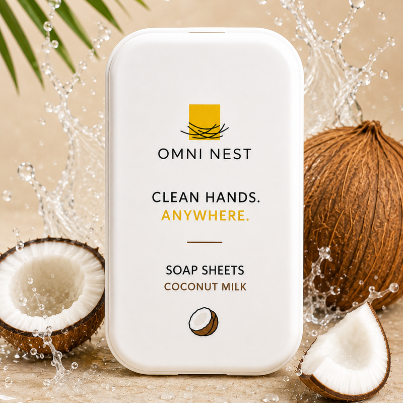 Coconut Milk Portable Soap Sheets 2